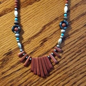 Native American Goldstone Necklace